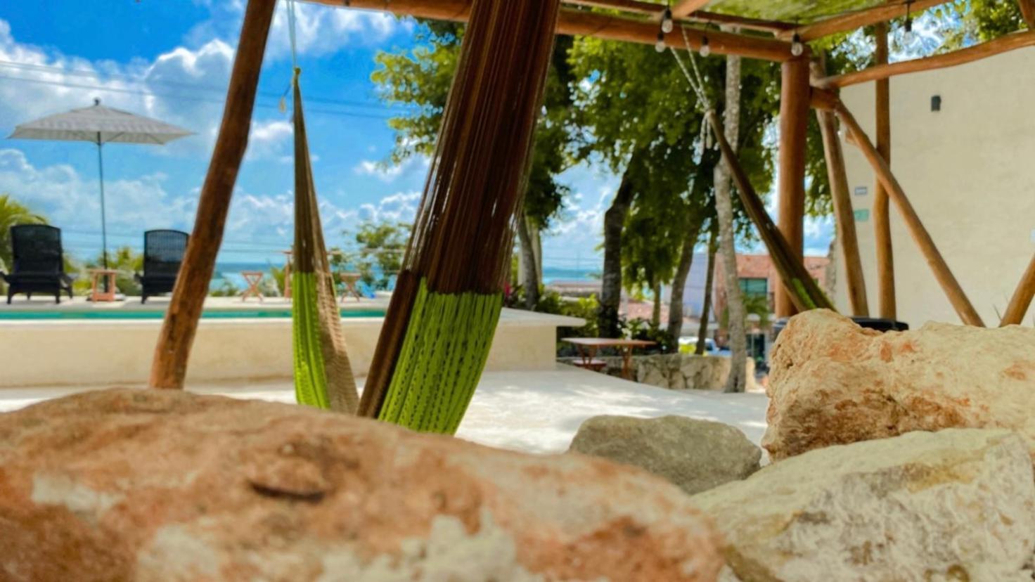 Hotel & Eco Cabanas Azul Maria Bacalar Ngoại thất bức ảnh