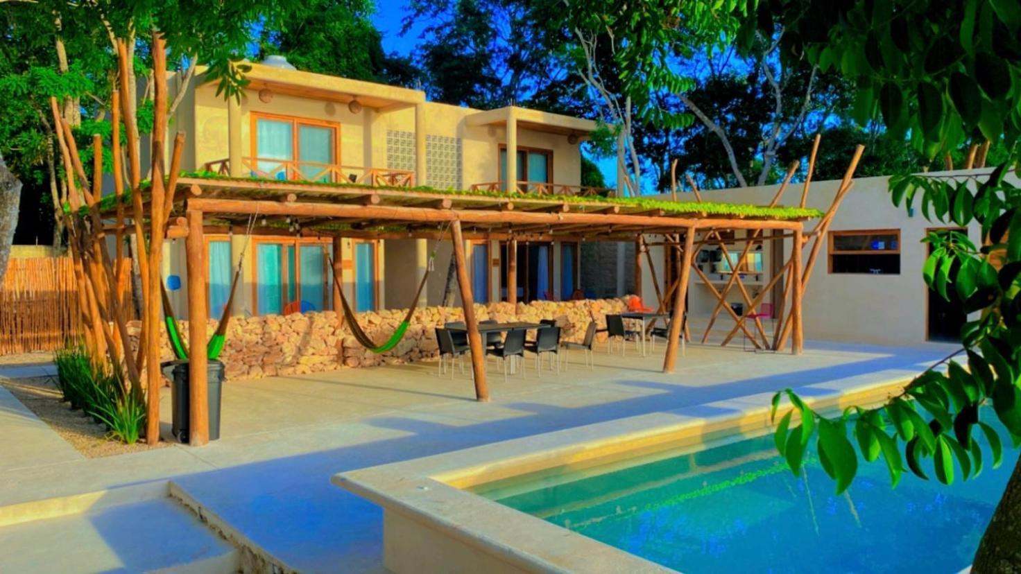 Hotel & Eco Cabanas Azul Maria Bacalar Ngoại thất bức ảnh
