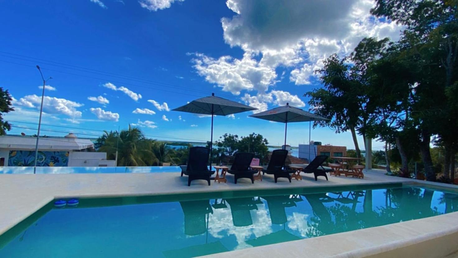 Hotel & Eco Cabanas Azul Maria Bacalar Ngoại thất bức ảnh