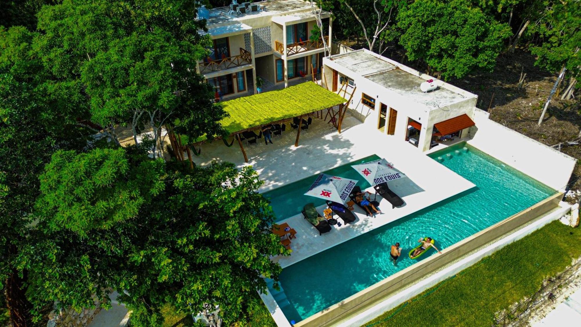 Hotel & Eco Cabanas Azul Maria Bacalar Ngoại thất bức ảnh