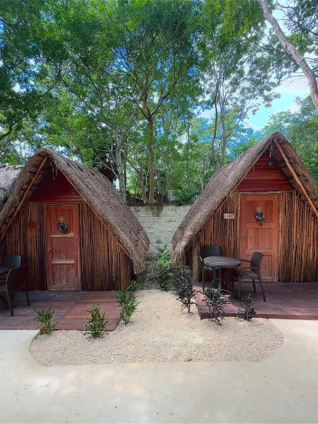 Hotel & Eco Cabanas Azul Maria Bacalar Ngoại thất bức ảnh