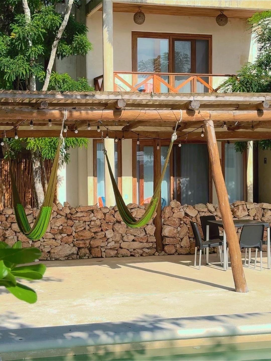 Hotel & Eco Cabanas Azul Maria Bacalar Ngoại thất bức ảnh